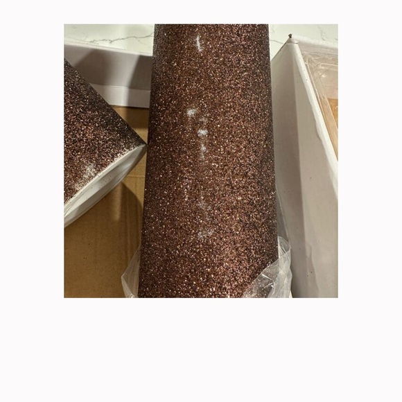 5-Piece Bronze Sparkle Candle Set with Remote - Picture 9 of 9